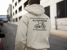 Lade das Bild in den Galerie-Viewer, „Alter Mann" (Rückendruck) - Unisex Organic Hoodie