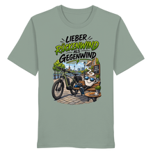 Lade das Bild in den Galerie-Viewer, „Rückenwind statt Gegenwind“ - Unisex T-Shirt