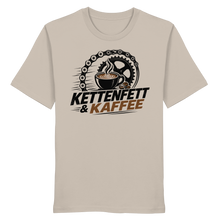 Lade das Bild in den Galerie-Viewer, „Kettenfett & Kaffee“ - Unisex T-Shirt