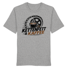 Lade das Bild in den Galerie-Viewer, „Kettenfett & Kaffee“ - Unisex T-Shirt