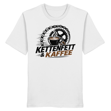 Lade das Bild in den Galerie-Viewer, „Kettenfett & Kaffee“ - Unisex T-Shirt