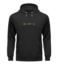 Lade das Bild in den Galerie-Viewer, „Sonne + Fahrrad = :)" - Unisex Organic Hoodie