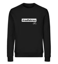 Lade das Bild in den Galerie-Viewer, „#radfahren" - Unisex Organic Sweatshirt