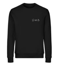 Lade das Bild in den Galerie-Viewer, „Regen, Fahrrad, Tee" - Unisex Organic Sweatshirt