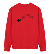 Lade das Bild in den Galerie-Viewer, Größe M - „Santa“ - Unisex Sweatshirt in Rot
