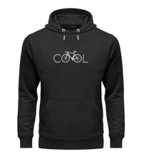 Lade das Bild in den Galerie-Viewer, Größe L „Cool" - Unisex Organic Hoodie in Schwarz
