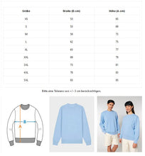 Lade das Bild in den Galerie-Viewer, „Merry Radfahren&quot; - Unisex Organic Sweatshirt
