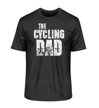 Lade das Bild in den Galerie-Viewer, Größe XL - „Cycling Dad“ - Unisex T-Shirt in Schwarz
