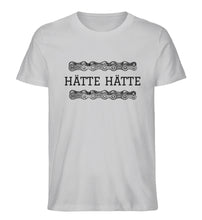 Lade das Bild in den Galerie-Viewer, Größe M - „Hätte Hätte Fahradkette“ - Unisex T-Shirt in Grau
