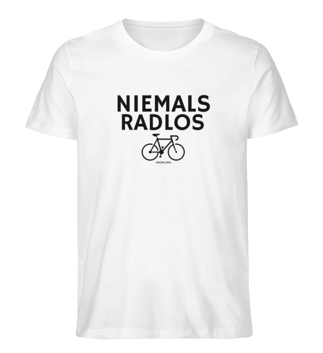 Größe S - „BMX“ - Unisex T-Shirt in Weiß