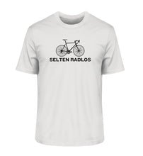 Lade das Bild in den Galerie-Viewer, Größe XL - „Selten Radlos“ - Unisex T-Shirt in Grau meliert
