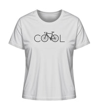 Lade das Bild in den Galerie-Viewer, Größe XL - „Cool " - Frauen Premium Organic T-Shirt in Grau meliert
