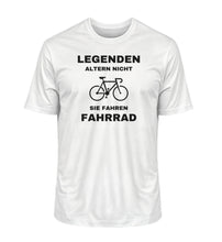Lade das Bild in den Galerie-Viewer, Größe S - „Legenden" - Unisex T-Shirt in Weiß
