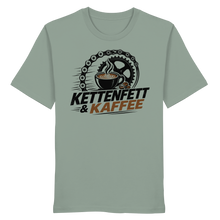 Lade das Bild in den Galerie-Viewer, „Kettenfett &amp; Kaffee“ - Unisex T-Shirt
