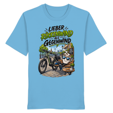 Lade das Bild in den Galerie-Viewer, „Rückenwind statt Gegenwind“ - Unisex T-Shirt
