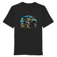 Lade das Bild in den Galerie-Viewer, Karikatur Fahrrad - Organic Shirt
