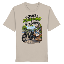 Lade das Bild in den Galerie-Viewer, „Rückenwind statt Gegenwind“ - Unisex T-Shirt
