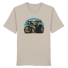 Lade das Bild in den Galerie-Viewer, Karikatur Fahrrad - Organic Shirt
