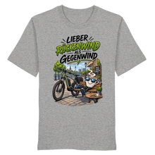 Lade das Bild in den Galerie-Viewer, „Rückenwind statt Gegenwind“ - Unisex T-Shirt
