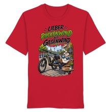 Lade das Bild in den Galerie-Viewer, „Rückenwind statt Gegenwind“ - Unisex T-Shirt
