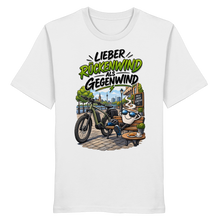 Lade das Bild in den Galerie-Viewer, „Rückenwind statt Gegenwind“ - Unisex T-Shirt
