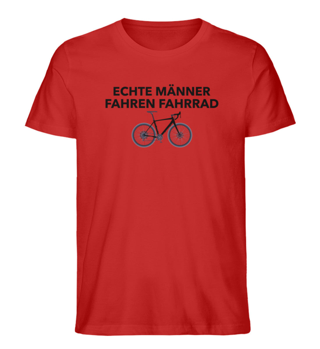 echte männer fahren fahrrad Echte Männer... | Organic Shirt