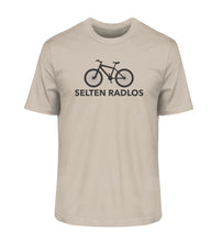 Lade das Bild in den Galerie-Viewer, Größe XS - „MTB-Selten Radlos“ - Unisex T-Shirt in Dessert Dust
